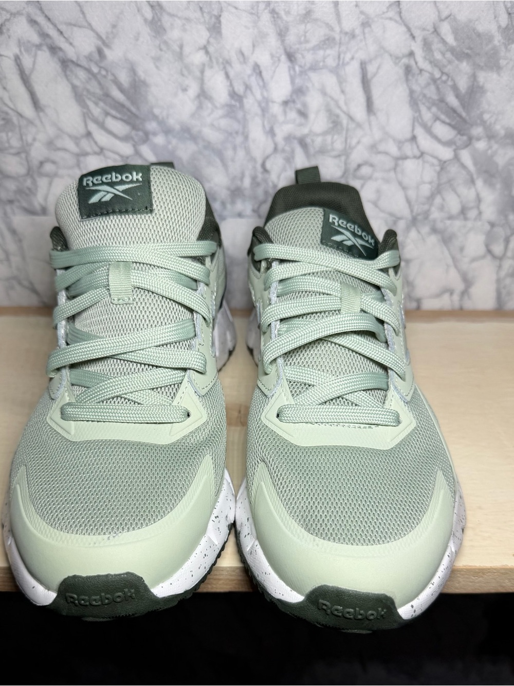 Reebok Light Mint Green Athletic Sneakers